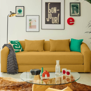 SALON CANAPE 3PLACES COULEUR AU CHOIX ANNA