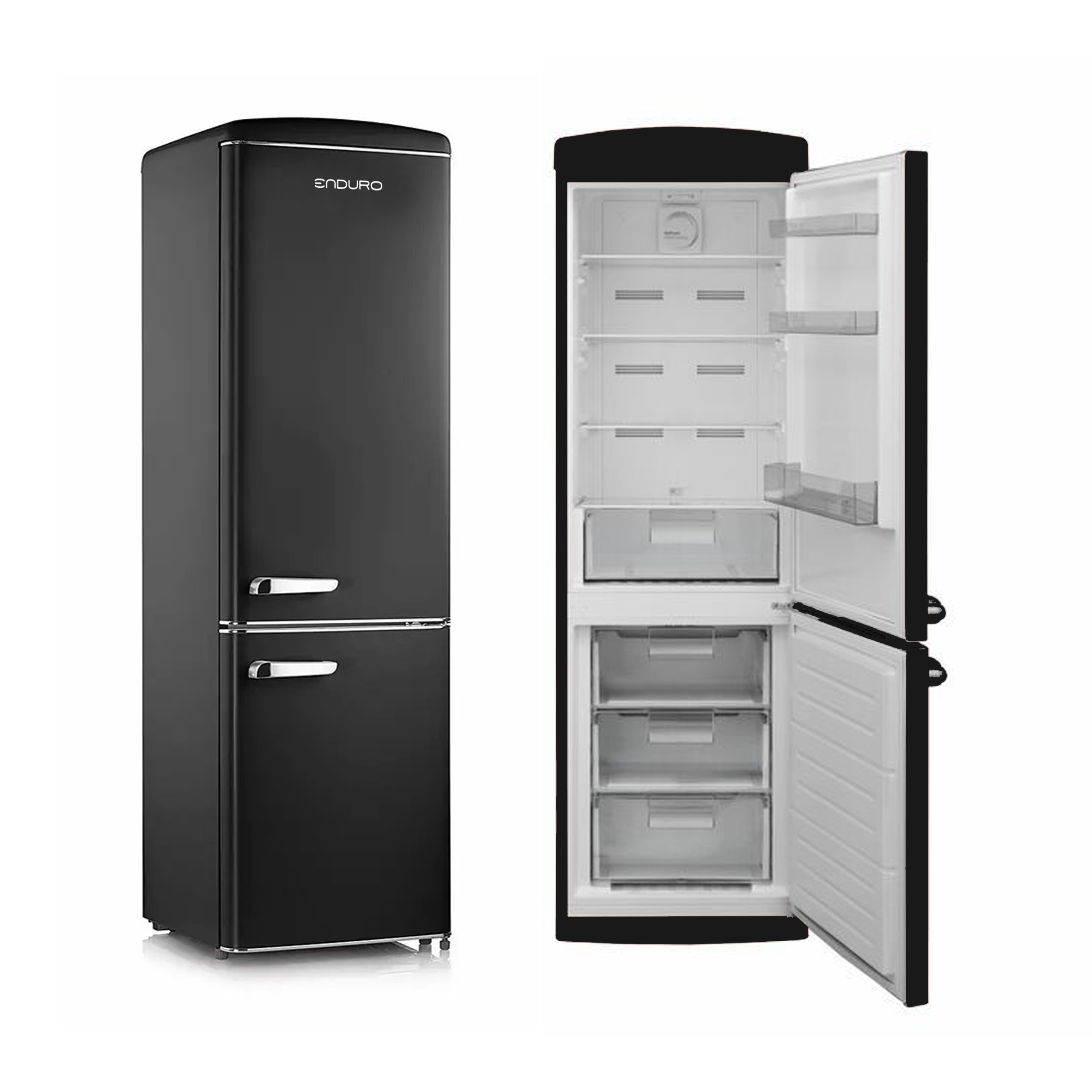 65b52e5b55b90_65 (1) REFRIGERATEUR ENDURO COMBINE 3TIROIRS 400LITRES A+ NOFROST NOIR RCNR400PB
