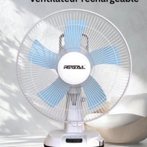 VENTILATEUR REGAL 12'' RECHARGEABLE A TABLE RTF12