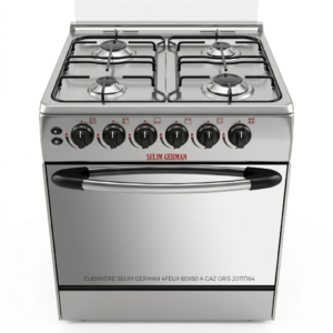 CUISINIERE SELIM GERMAA 4FEUX 60X60 A GAZ GRIS 2017/164