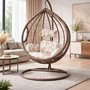 CHAISE BALANÇOIRE MARRON CH023