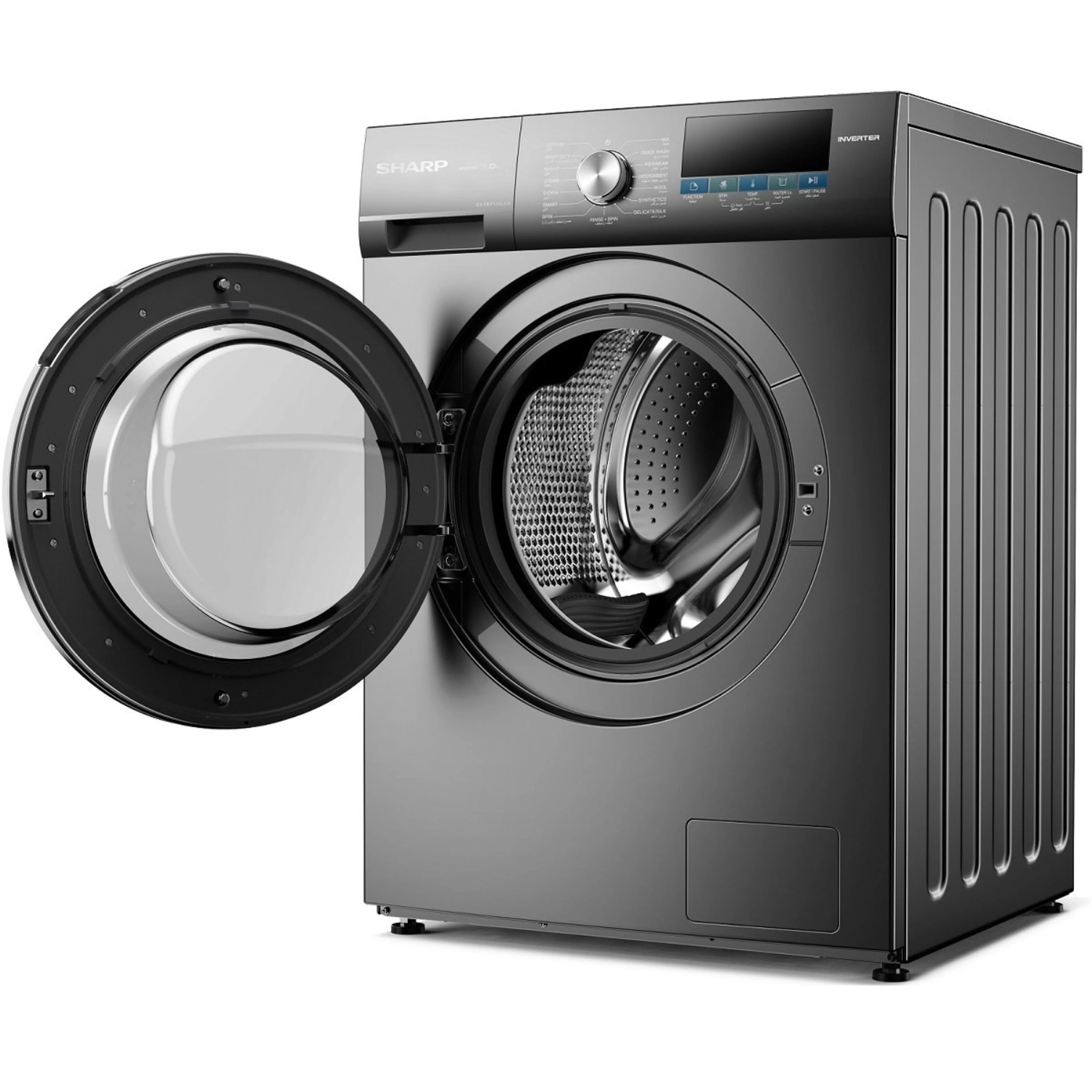 69b2e11949384_image_2026-03-12_155153278.png MACHINE A LAVER SHARP 7KG INVERTER FRONT LOAD GRIS ESFEI712DLZS