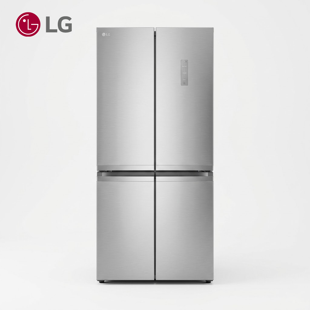 69e62f5bc4202_lg.png REFRIGERATEUR LG SIDE BY SIDE 4PORTES 434LITRES INVERTER GRIS GCFB41FPLAM