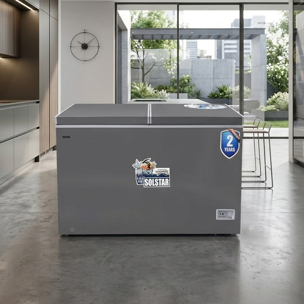 69ecb43dec7c2_sds.jpg CONGELATEUR SOLSTAR HORIZONTAL 600LITRES GRIS CF579 ECDGSLVSS