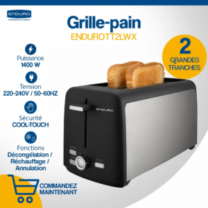 GRILLE PAIN ENDURO 1400W NOIR TT2LWX