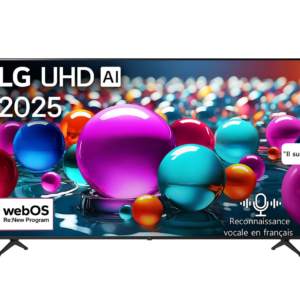 TELEVISEUR LG 65'' SMART 4K AI + TELECOMMANDE MAGIC 65UA85006LA