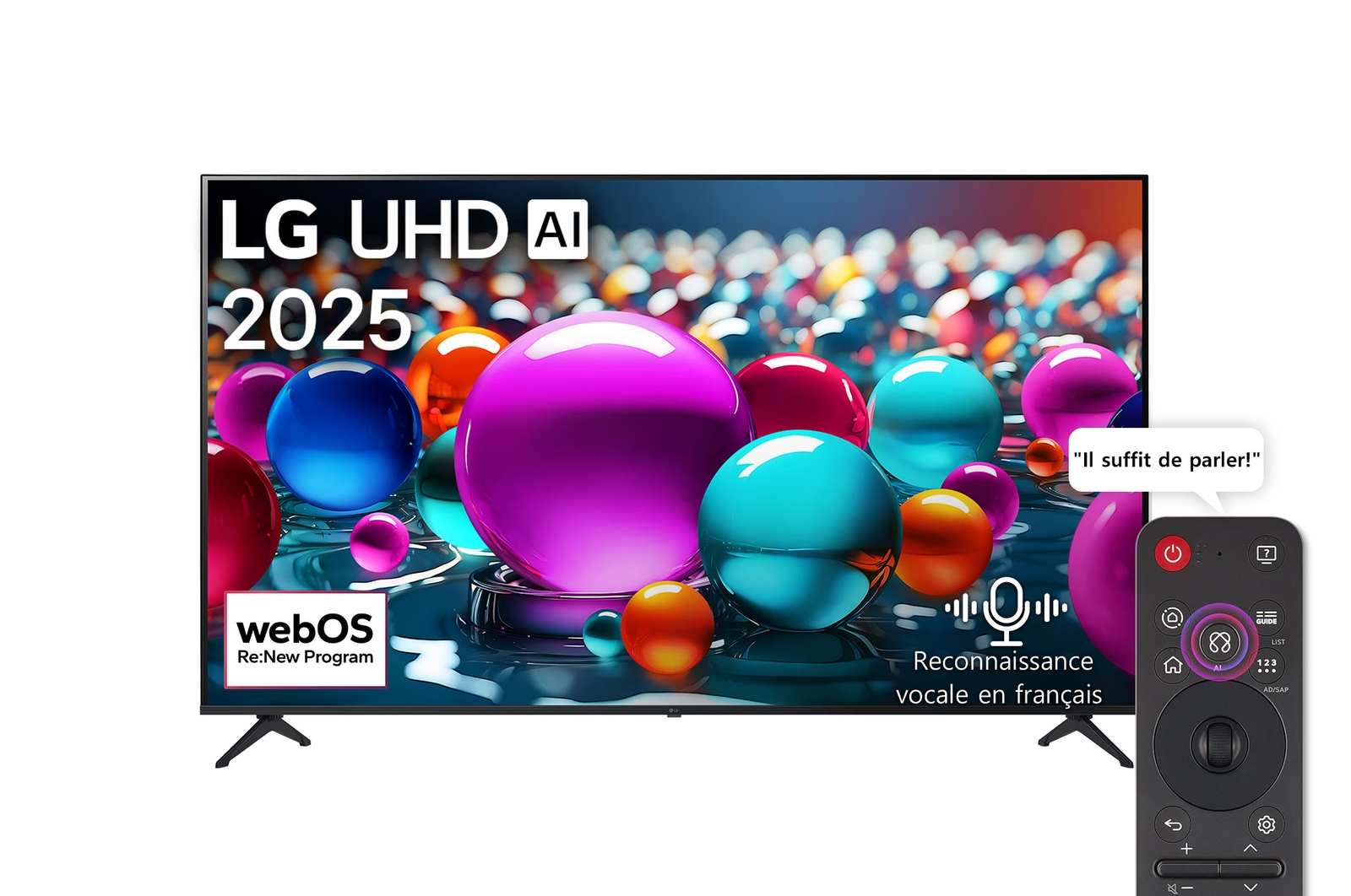 69f3aa40dd73b_image_2026-04-30_191511369.png TELEVISEUR LG 65'' SMART 4K AI + TELECOMMANDE MAGIC 65UA85006LA