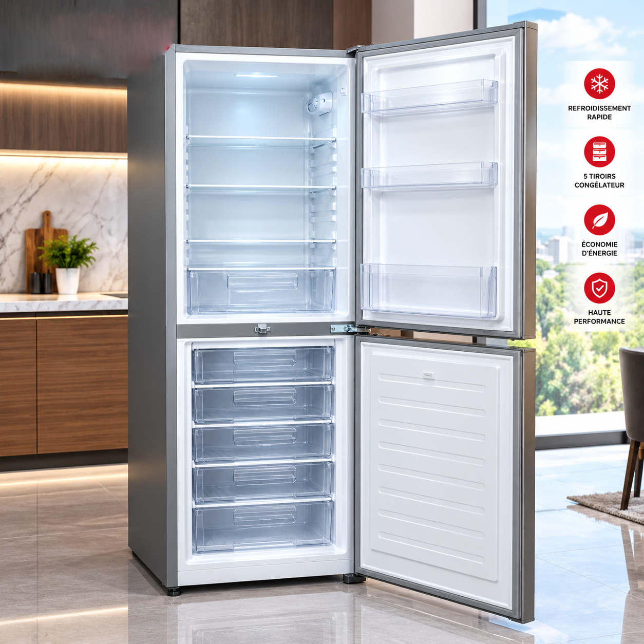 6aad0ea502a2c_ChatGPT-Image-18-sept.-2026,-10_09_30.png REFRIGERATEUR ENDURO COMBINE 5TIROIRS GRIS CM300G5