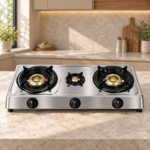 PLAQUE SILTAL 3FEUX A GAZ INOX S3BS