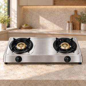 PLAQUE SILTAL 2FEUX A GAZ INOX S2B
